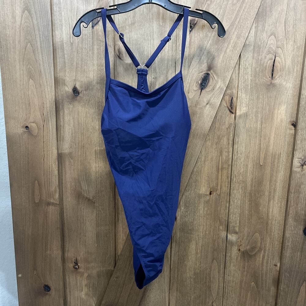 TEMPT ME Women’s Navy Blue Athletic One Piece Swimsuit NWT Size XXS